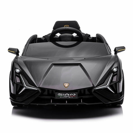 TOBBI 12V Lamborghini Sian Licensed Kids Electric Ride on Car with Parental Remote Control