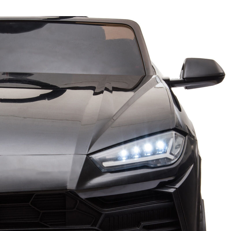 TOBBI 12V Lamborghini Urus Licensed Kids Ride on Car with Music - Black