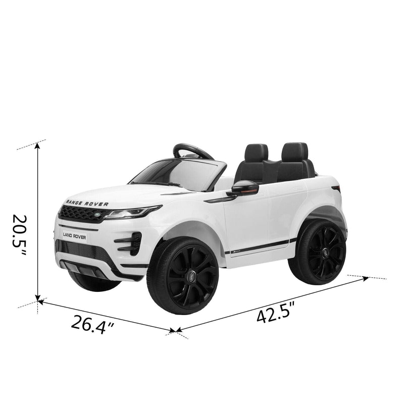 TOBBI 12V Licensed Land Rover Ride On Car for Kids with Remote Control