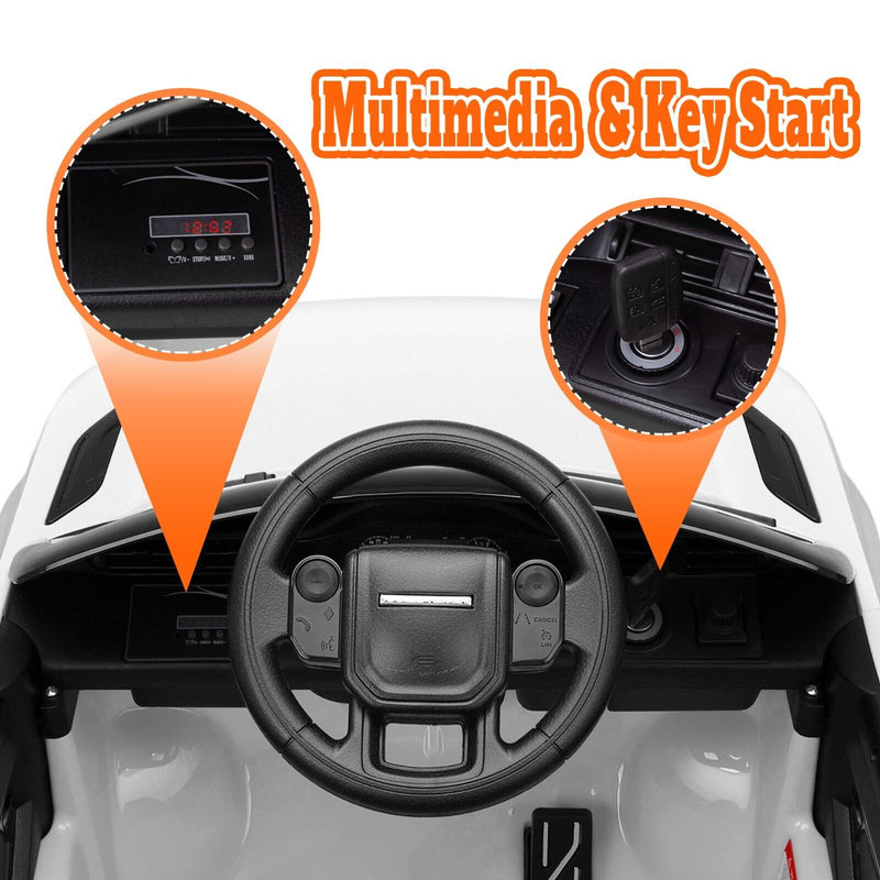 TOBBI 12V Licensed Land Rover Ride On Car for Kids with Remote Control