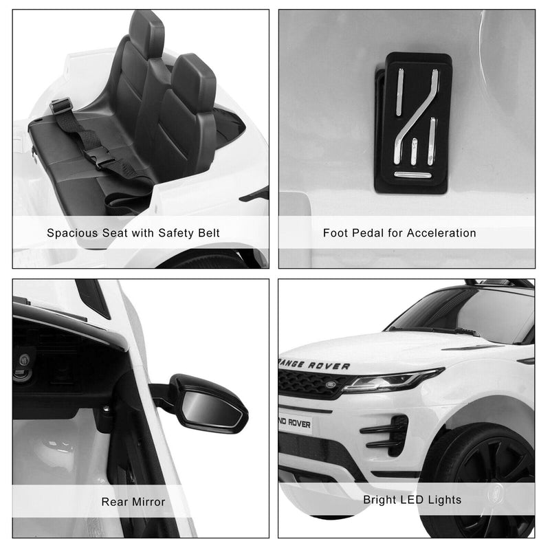 TOBBI 12V Licensed Land Rover Ride On Cars for Kids with Remote Control - Perfect Gift Option