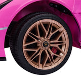 TOBBI 12V Licensed Pink Lamborghini Sian Kids Ride On Car with Remote Control - Plastic Toy for Endless Fun