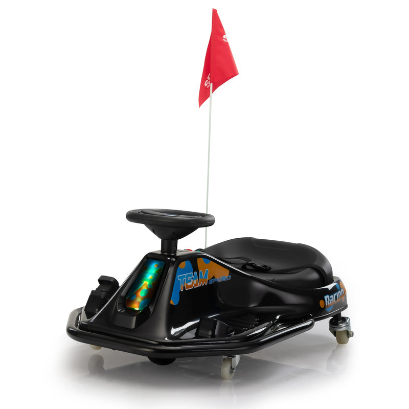 24V Electric Ride-On Drift Go-Kart Toy for Kids Ages 6-12