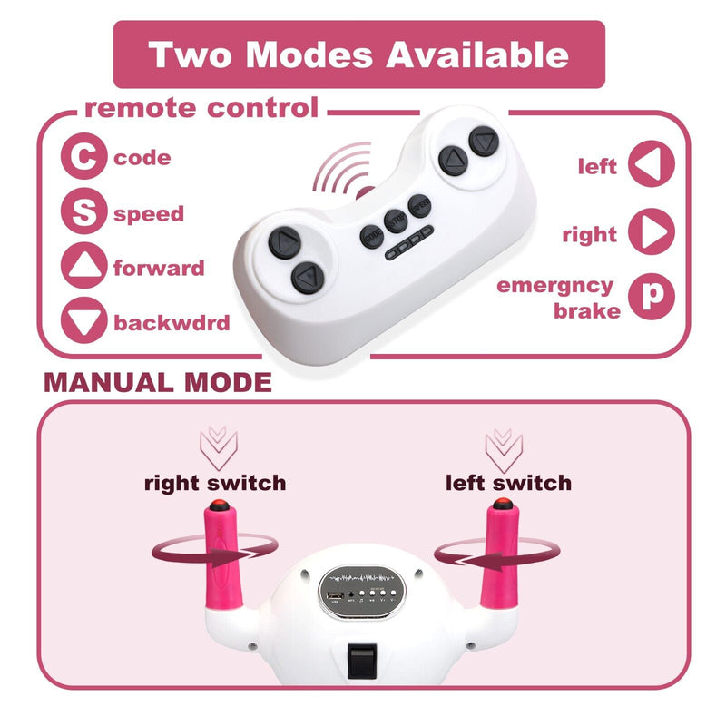 TOBBI 3-in-1 Electric Scooter Robot Buggy: A Versatile 6V Ride-On Vehicle with Remote Control