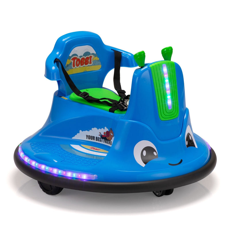 360° Spinning Electric Ride-On Bumper Car with Remote Control