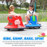 360° Spinning Electric Ride-On Bumper Car with Remote Control