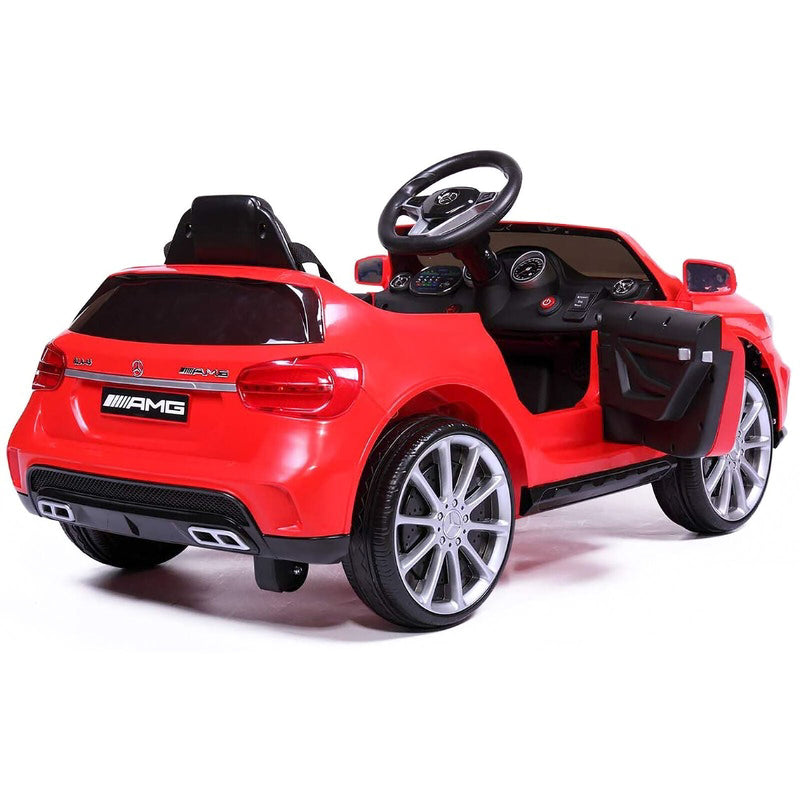 TOBBI 6V Kids Electric Ride-On Mercedes Benz Car in Red