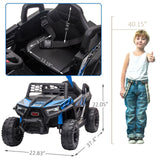 TOBBI Kids 12V UTV Off-Road Buggy Electric Vehicle