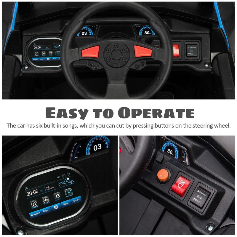 TOBBI Kids 12V UTV Off-Road Buggy Electric Vehicle