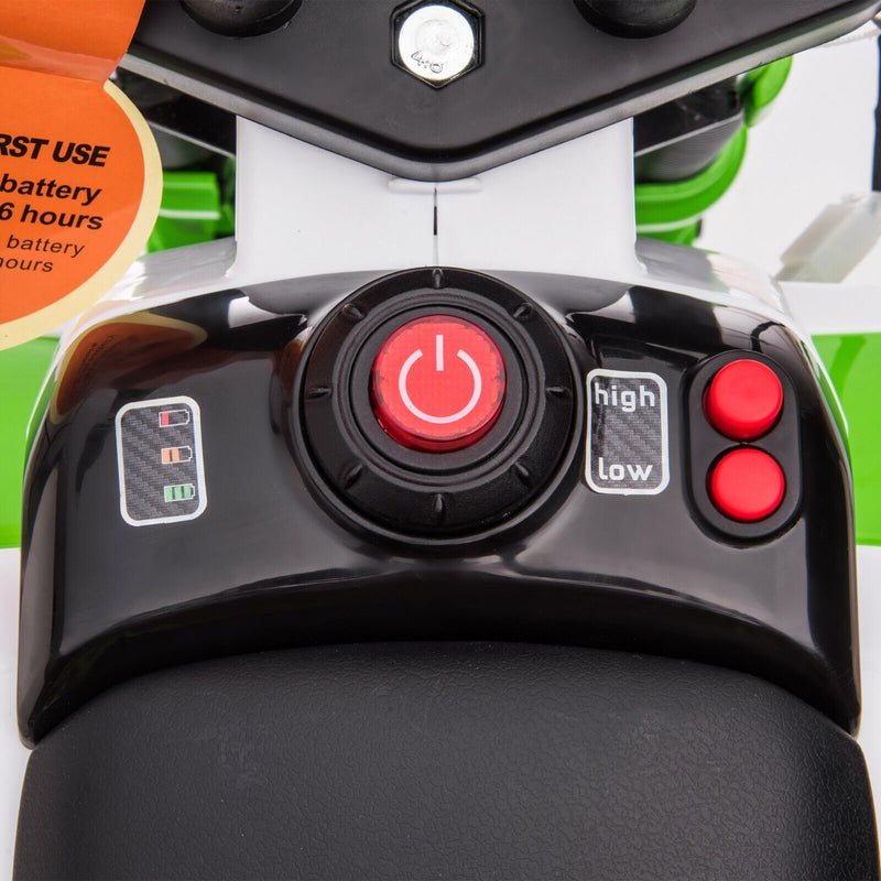 TOBBI Kids Electric Motorbike with Training Wheels - All-in-One Kid-Powered Ride