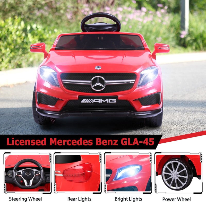 Kids Licensed Mercedes Benz Ride-On Car with 2.4G Remote Control - Red