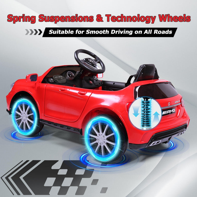 Kids Licensed Mercedes Benz Ride-On Car with 2.4G Remote Control - Red