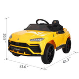 TOBBI Lamborghini Urus 12V Kids Ride-On Car: Electric Four-Wheel Fun for Young Drivers