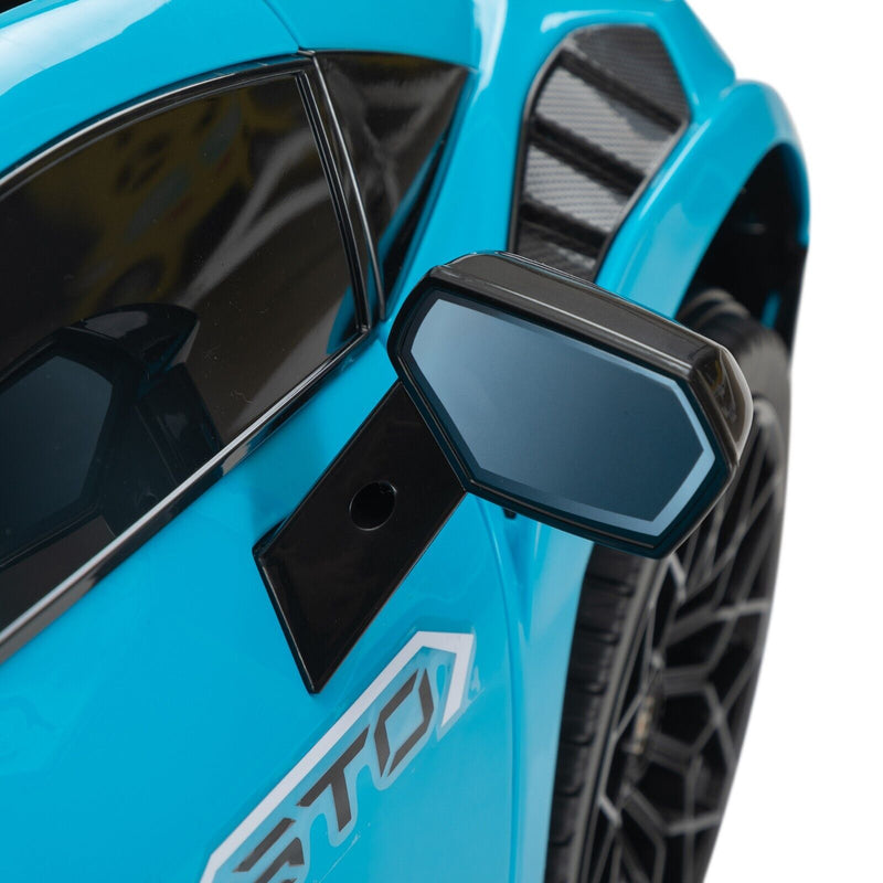 TOBBI Licensed Lamborghini 12V Electric Kids Ride-On Car - Blue