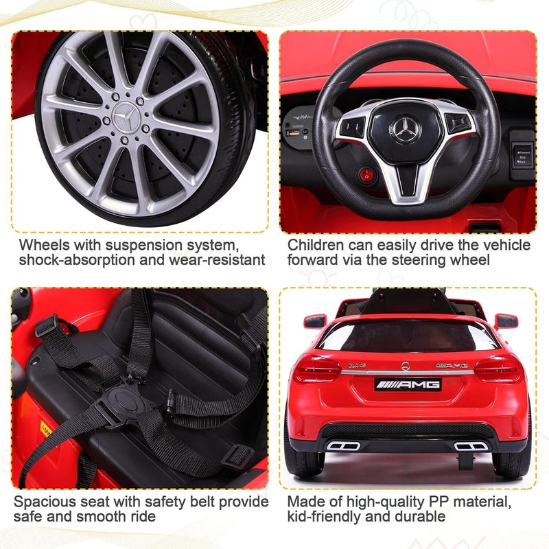 Licensed Mercedes-Benz Ride-On Car for Kids with 2.4G Remote Control