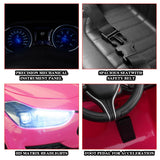 TOBBI Pink Licensed Maserati Gbili Kids Ride on Toy 12V Battery Powered Car with Remote Control