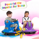 12V Electric Snail Bumper Ride-On Toy Car Battery Powered for Kids