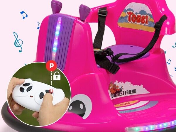 TOBBI Snail Electric Ride On Car for Toddlers with Remote Control - Fun and Safe Kids Toy