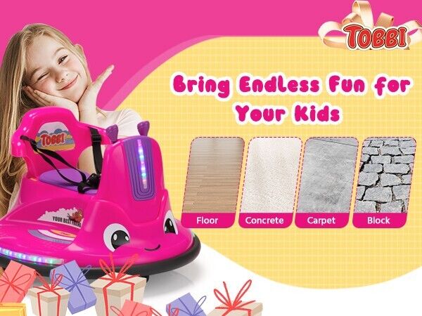 TOBBI Snail Electric Ride On Car for Toddlers with Remote Control - Fun and Safe Kids Toy