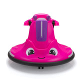 12V Electric Snail-Shaped Ride-On Car for Toddlers with 360° Rotating Bumper