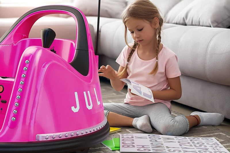 Toddler Electric Bumper Car with 360-Degree Spin and Rechargeable Battery