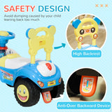 Toddler Push Ride-On Foot-to-Floor Sliding Car for Kids Blue
