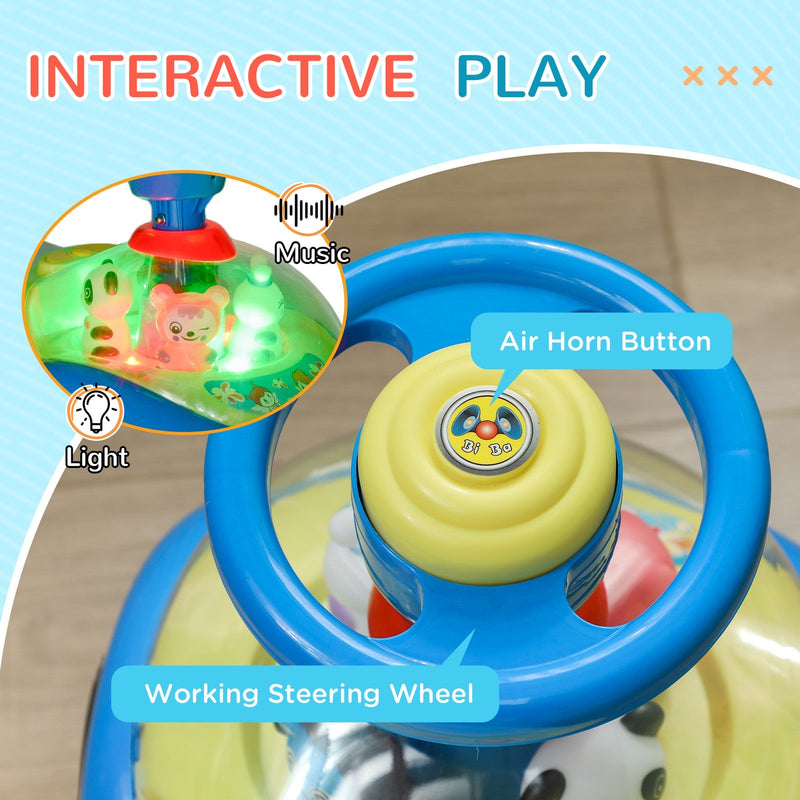 Toddler Push Ride-On Foot-to-Floor Sliding Car for Kids Blue