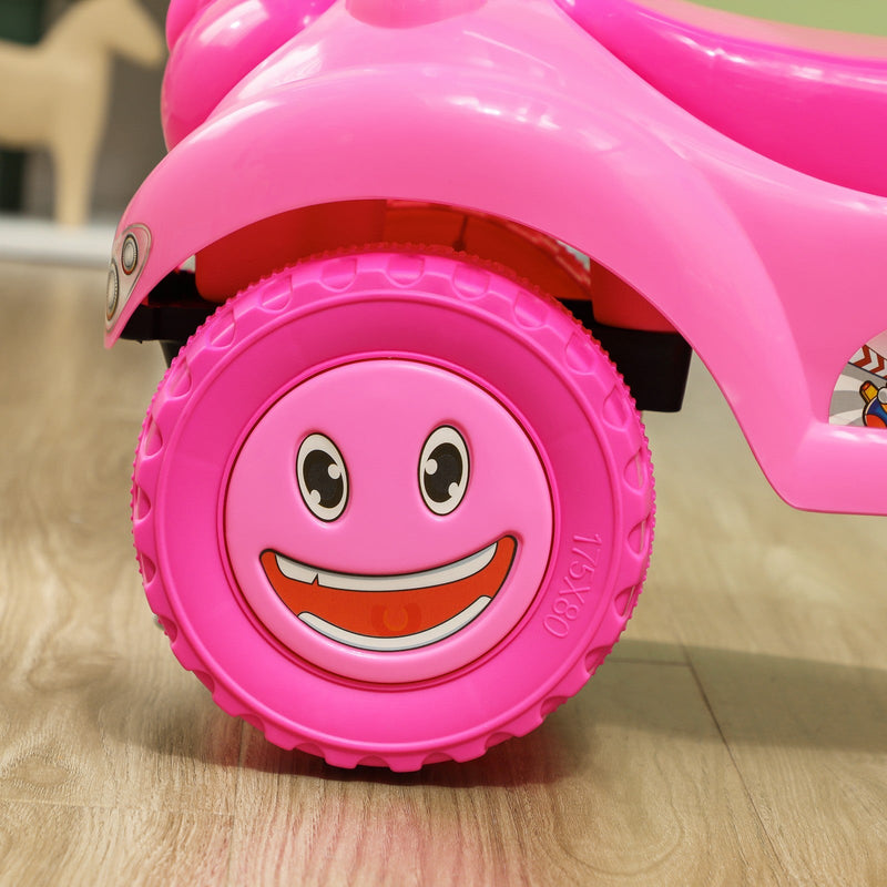 Toddler Push Ride-On Foot-to-Floor Sliding Car for Kids Pink