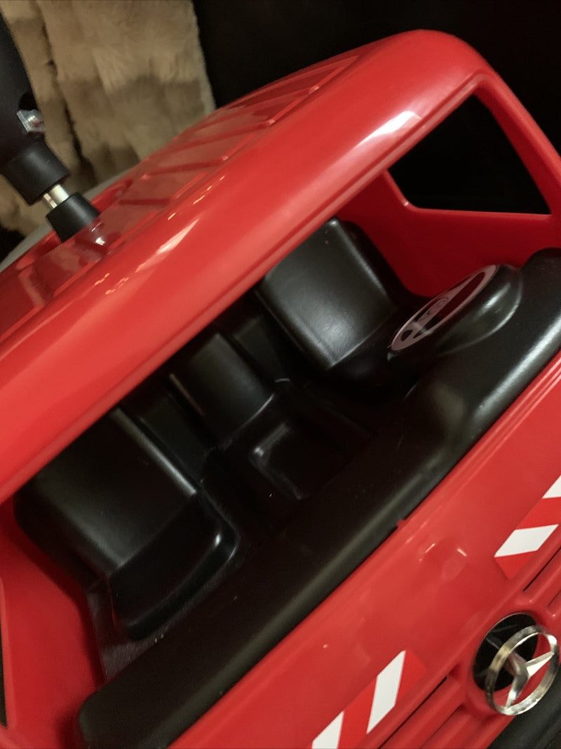 Mercedes Dump Truck Ride-On Toy for Toddlers with Sturdy Wheels