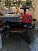 Mercedes Dump Truck Ride-On Toy for Toddlers with Sturdy Wheels