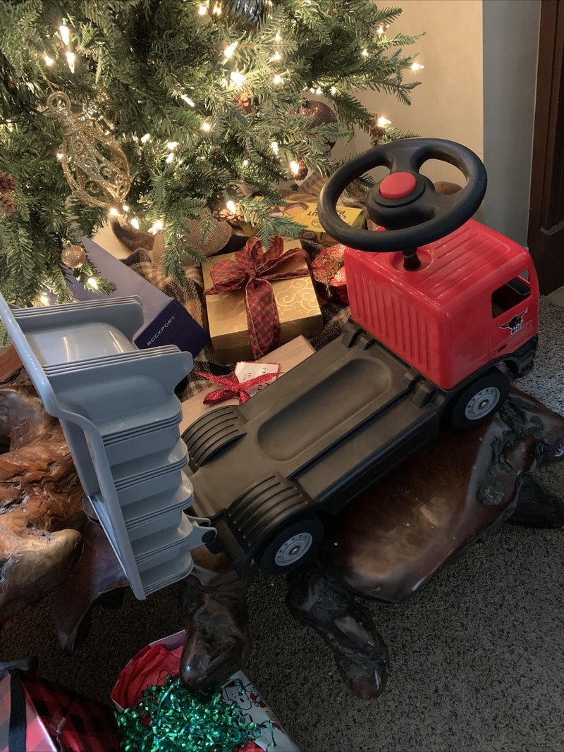 Mercedes Dump Truck Ride-On Toy for Toddlers with Sturdy Wheels
