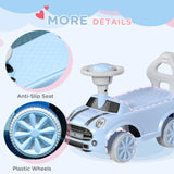 Toddler Ride-On Foot-to-Floor Sliding Car Toy in Light Blue