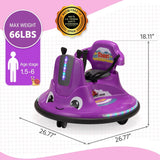12V Electric Snail-Shaped Ride-On Car for Toddlers with Remote Control