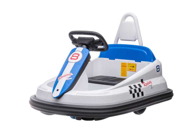 Electric 6V Ride-On Bumper Car Toy for Toddlers Ages 3-6 Boys and Girls