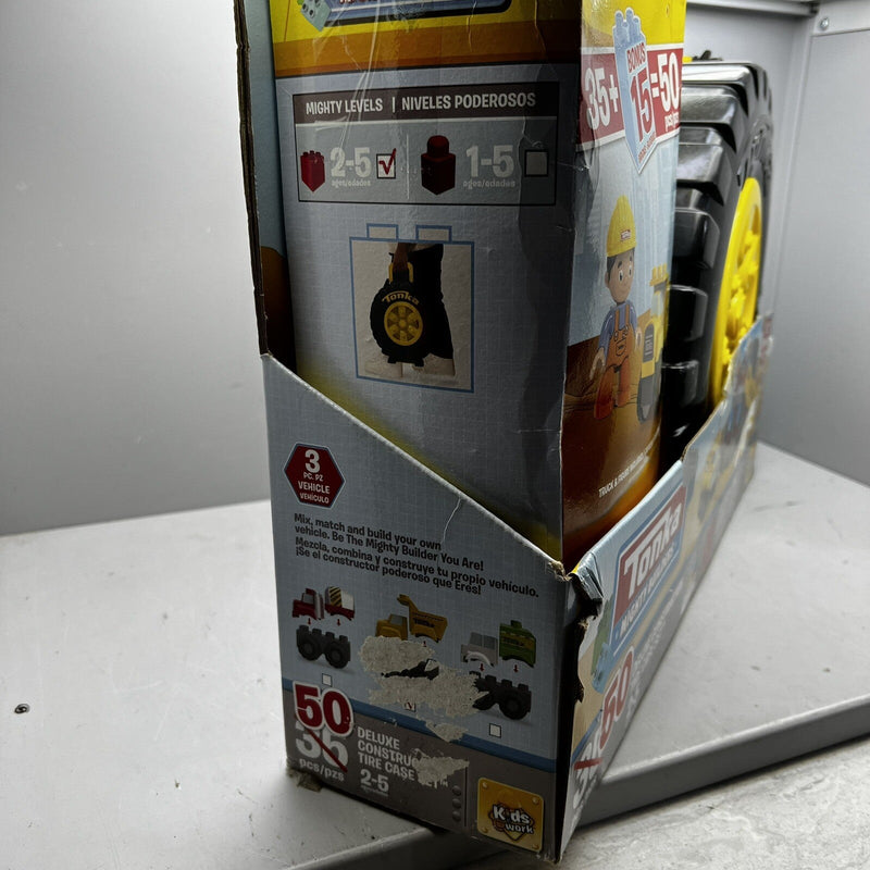 Mighty Minis Deluxe Construction Tire Case Set 50-Piece Toy Collection