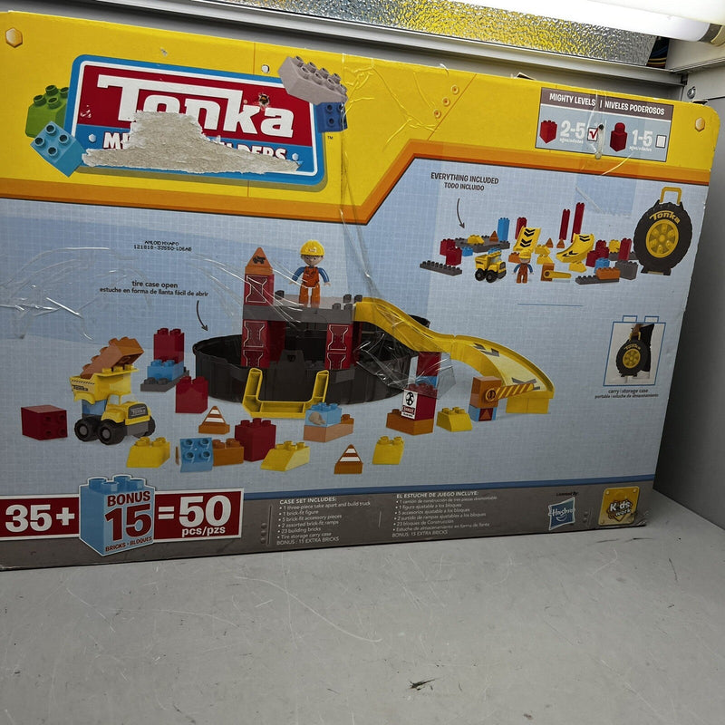 Mighty Minis Deluxe Construction Tire Case Set 50-Piece Toy Collection