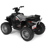 12V Electric Kids Quad ATV Ride-On Car with LED Lights