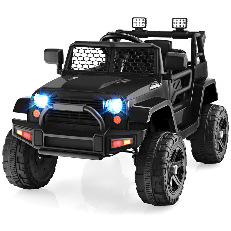 12V Kids Electric Ride-On Car with Parental Remote Control, Music, and Horn