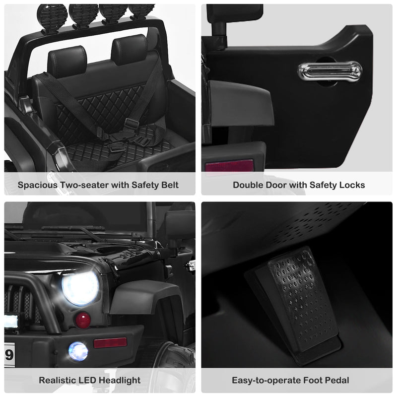 12V Kids Electric Ride-On Truck with 2.4GHz Remote Control