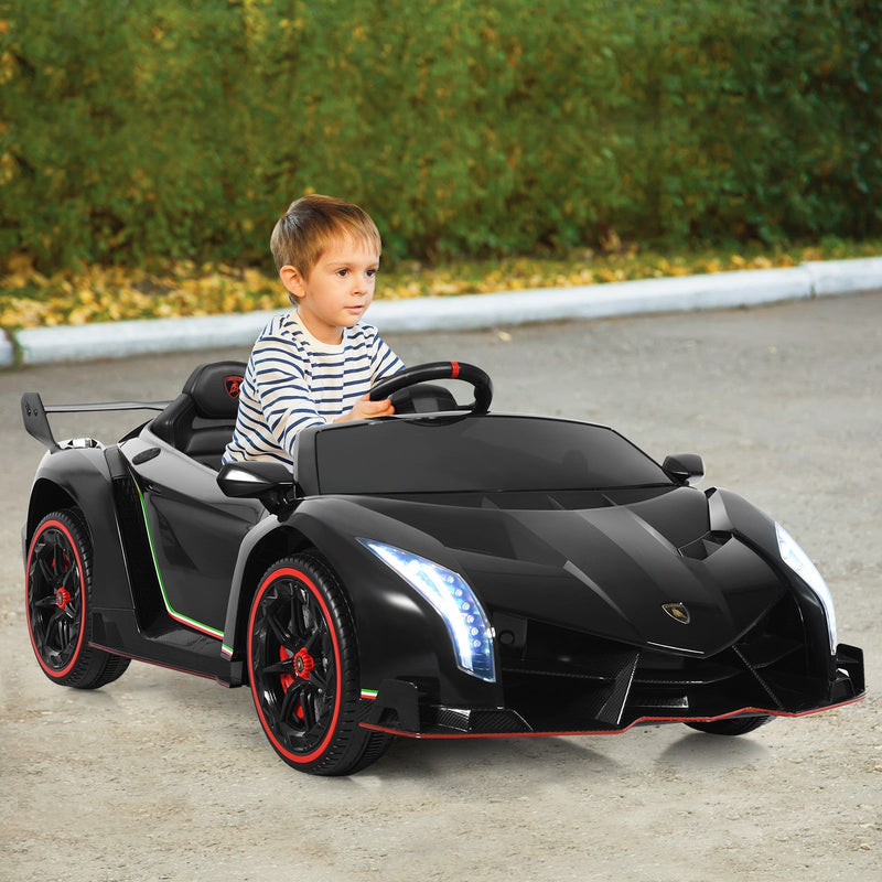 12V Licensed Lamborghini 2-Seater Electric Ride-On Car for Kids