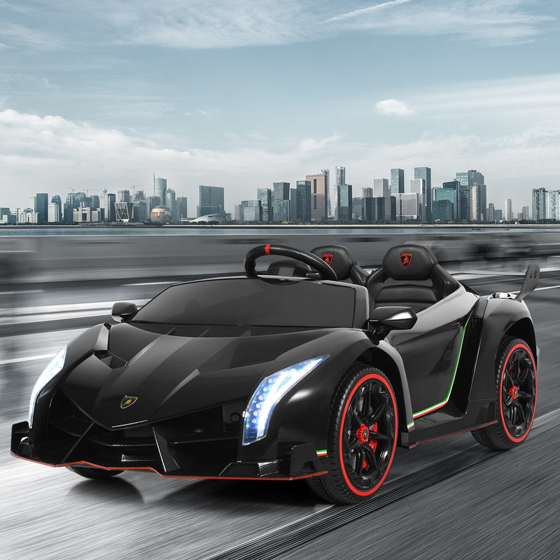 12V Licensed Lamborghini 2-Seater Electric Ride-On Car for Kids