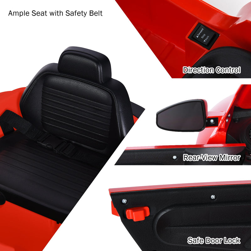 12V Electric Ride-On Volkswagen Beetle Car for Toddlers with Remote Control