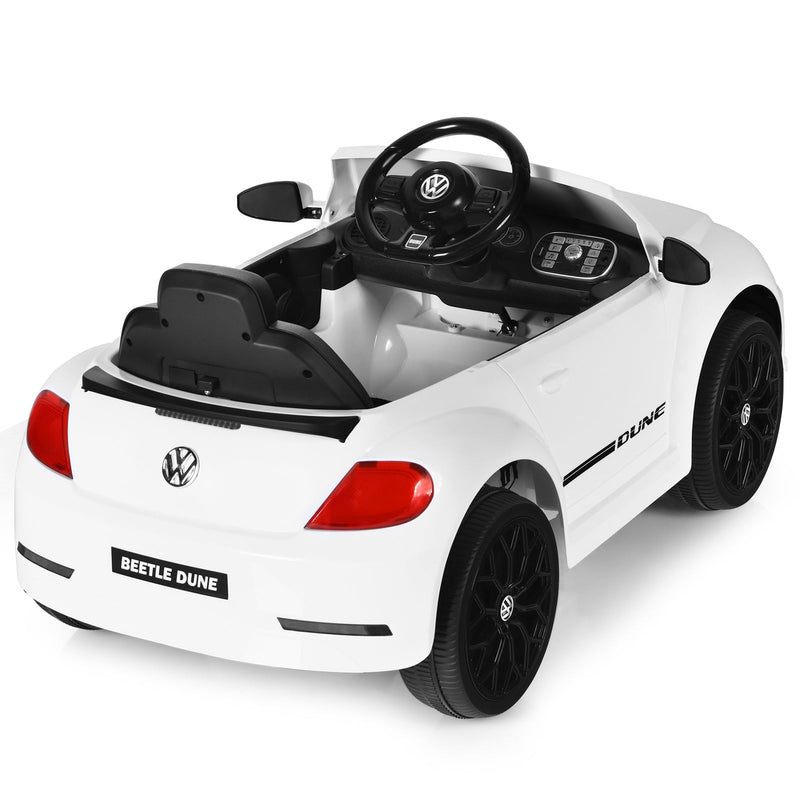 12V Electric Ride-On Volkswagen Beetle Car for Toddlers with Remote Control