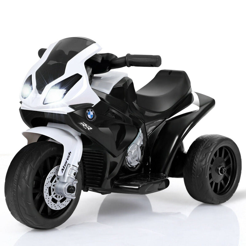 6V Electric 3-Wheel Ride-On Motorcycle for Kids Licensed BMW Design
