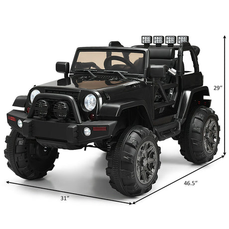 Kids Electric Ride-On Truck with 2.4 GHz Remote Controller