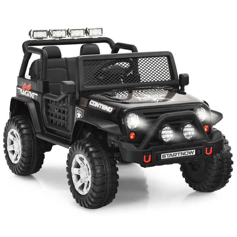 12V Electric Kids Ride-On Truck with Remote Control and Rechargeable Battery