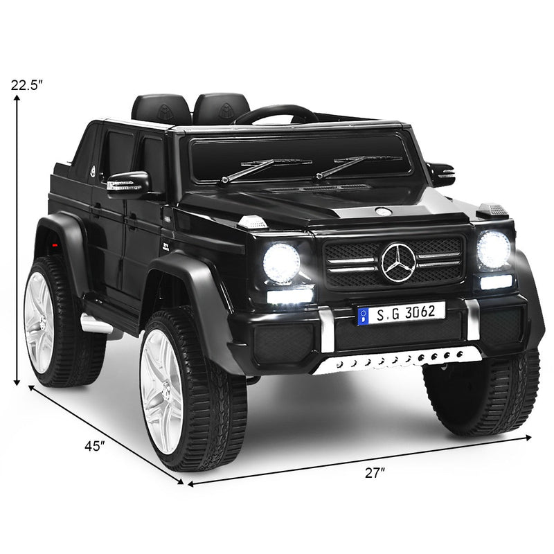 Licensed Mercedes-Benz 12V Electric Battery-Powered Kids RC Ride-On Car