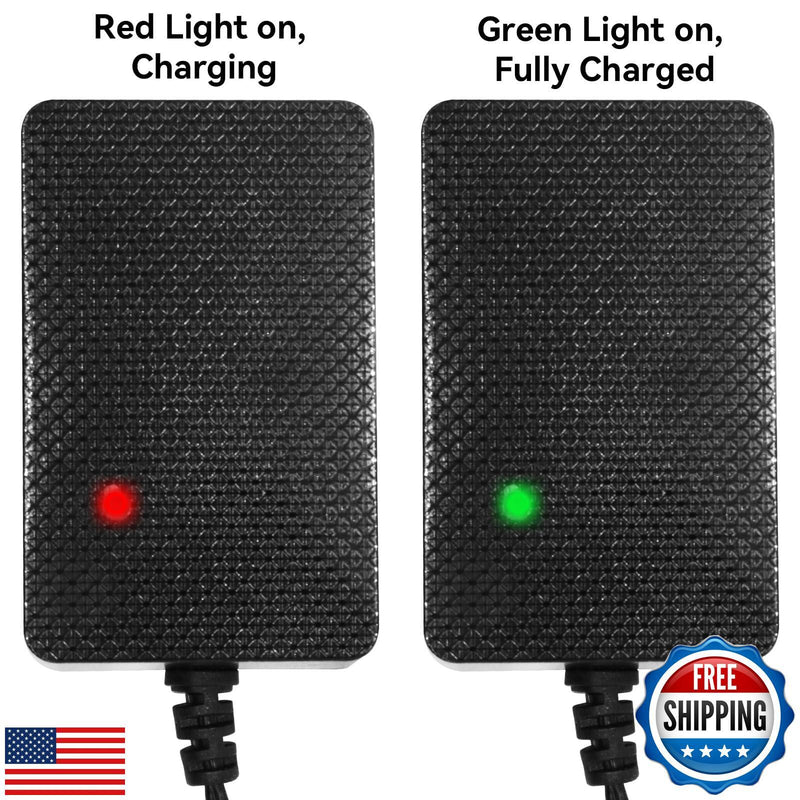 12V Battery Charger for Kids Electric Ride-On Toy Car with Bump Protection