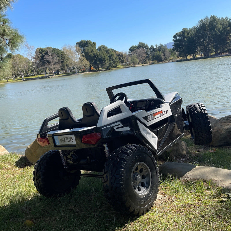 24V Clash XL 4x4 Ride-On Buggy with Rubber Tires and Remote Control, Ages 1-10