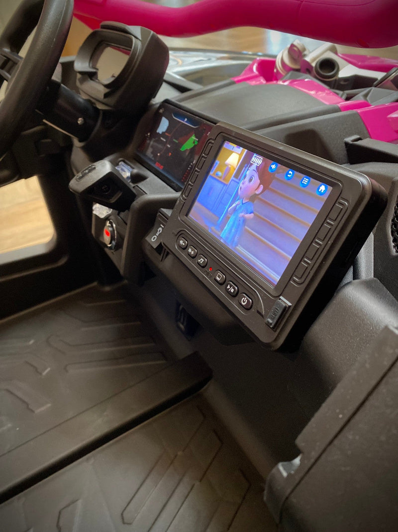 48V XL Can-Am Maverick Remote Control 4WD Ride-On UTV Toy in Pink